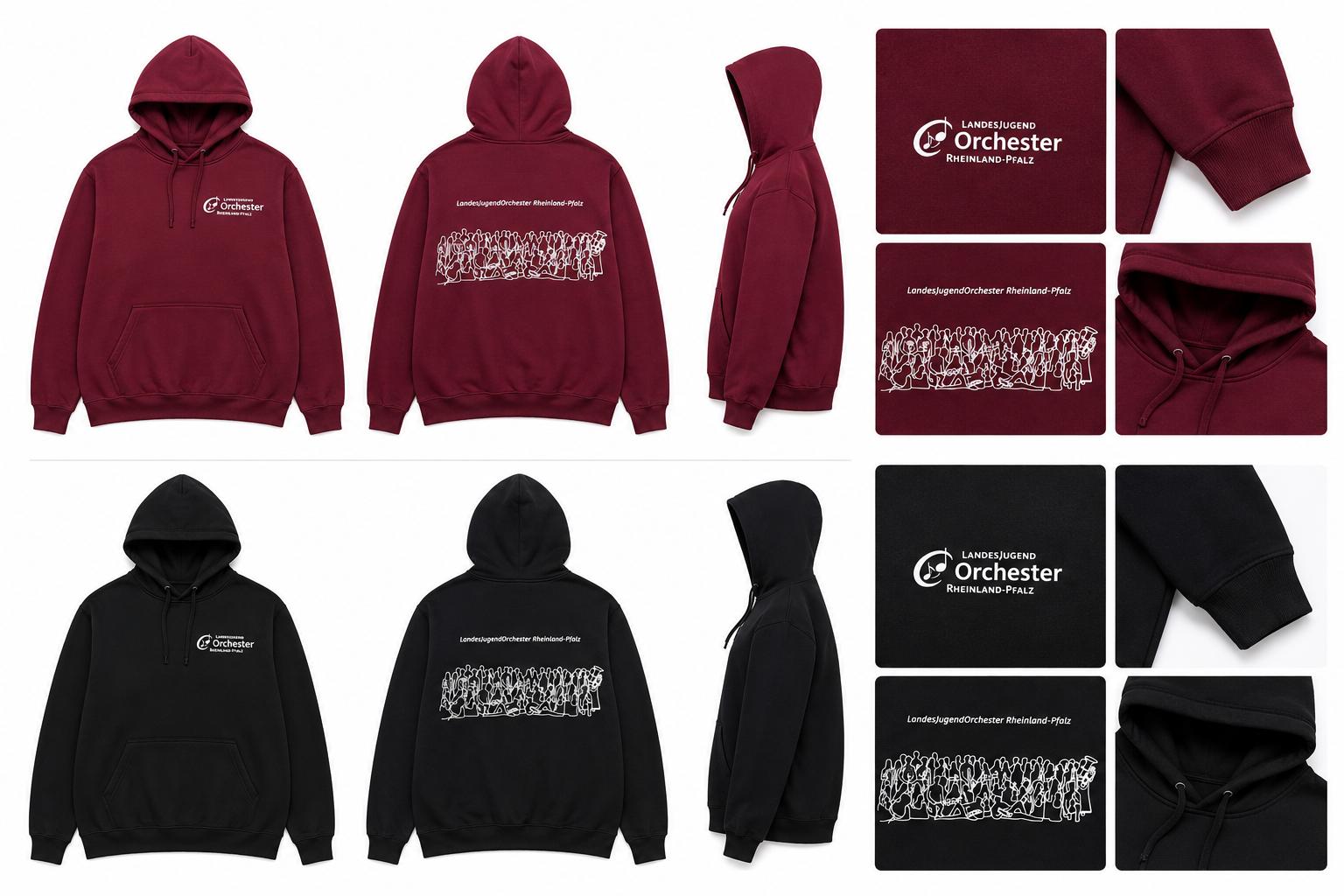 Personalisierte Orchester Hoodies